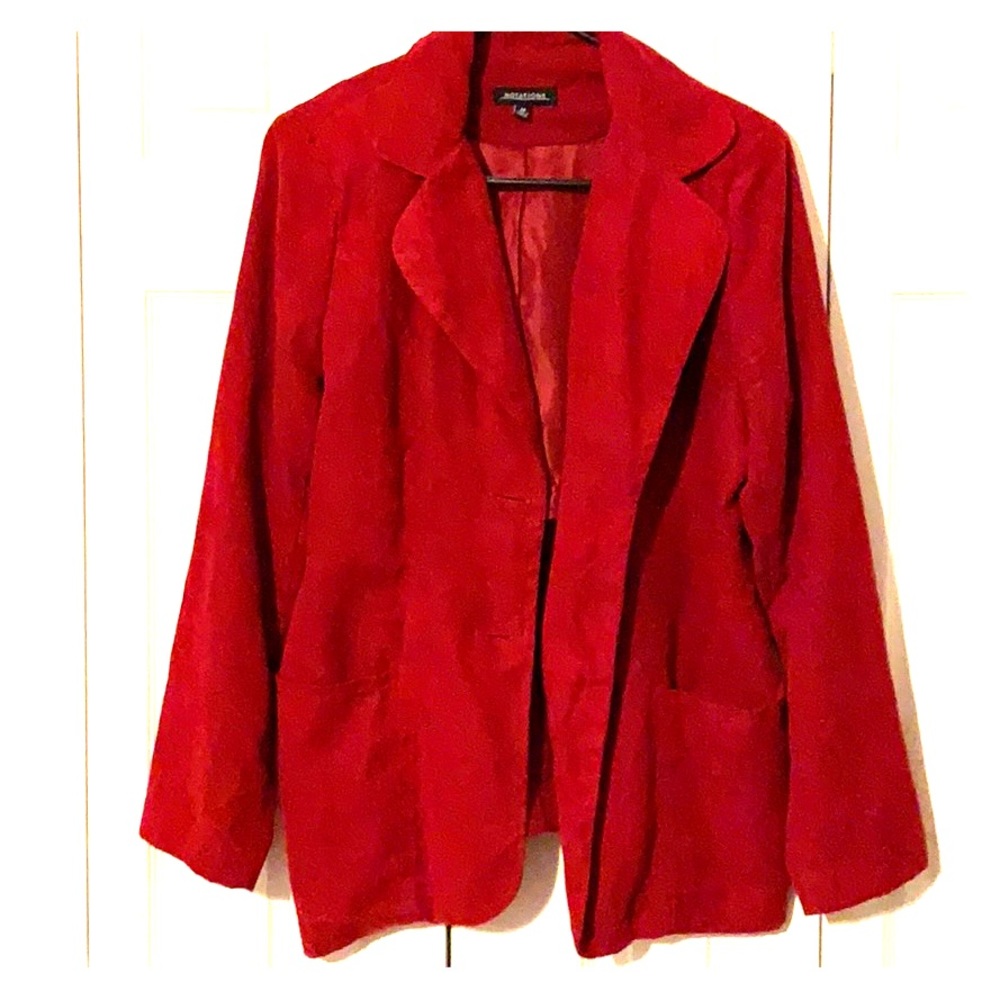 Suede Blazer